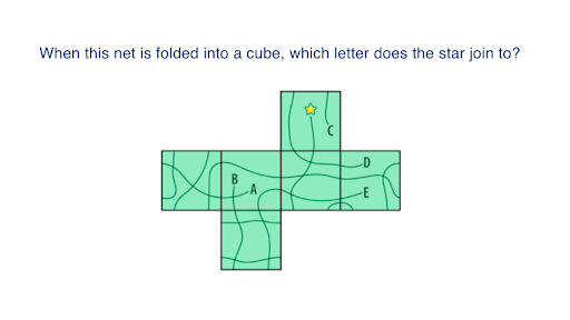 Image shows a challenging question within Numerise